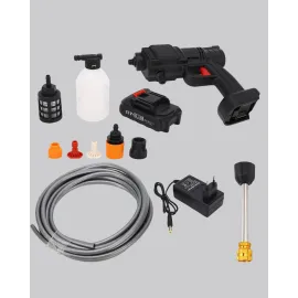 48V Şarjlı Basınçlı Yıkama Tabancası Köpük Ve Çift Nozul 2025 Model