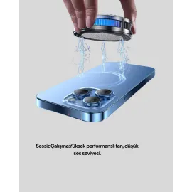 Rgb Işıklı Telefon Soğutucu Fan Gaming Cooler Süper Hızlı Soğutma