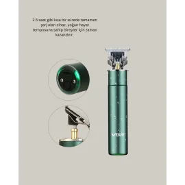 Ergonomik Tasarımlı Dayanıklı Metal Gövdeli Saç Kesme Makinesi