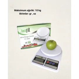 10 Kg Kapasiteli LCD Ekranlı Dijital Mutfak Tartıs