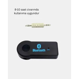Bluetooth Araç Kiti AUX MP3 Çalar Kablosuz Eller Serbest Cihaz