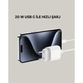 Yeni Nesil 20W Usb-C Hızlı Şarj Cihazı Ios Tam Uyumlu