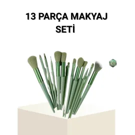 13’Lü Profesyonel Makyaj Fırça Seti – Yumuşak Sentetik Kıllı, Tüm Cilt Tiplerine Uygun