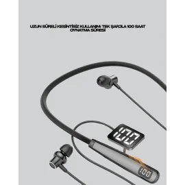 Y12 Uyumlu Spor Bluetooth Kulaklık – Uzun Pil Ömrü, Manyetik Kulaklık Başlığı