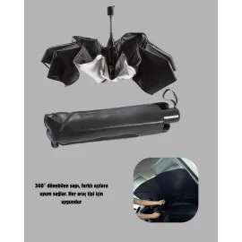 Katlanabilir Ön Cam Güneşliği Şemsiye – Her Araca Uygun Isı ve Işık Koruması