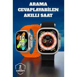 Kablosuz Şarjlı, Çağrı Ve Müzik Kontrolü Sağlayan Akıllı Saat