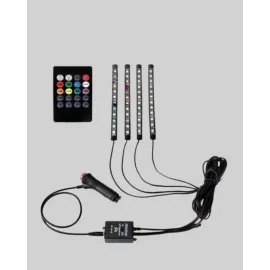 4 Parça Rgb Led Araç İçi Aydınlatma Sistemi