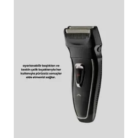 Unisex Şarjlı Saç Ve Sakal Kesme Makinesi – Sessiz Motor, 1–12 Mm Ayarlanabilir Başlık