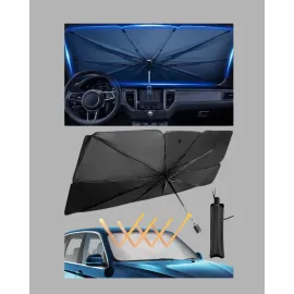 Ön Cam Güneşliği – Kalın Kumaş Ve Cam Elyaf İskelet Ile Maksimum Uv Koruma