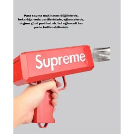 ABS Malzemeli Para Saçma Tabancası Etkinlik ve Parti Kullanımına Uygun