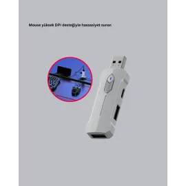 5’i 1 Arada Mobil Oyun Seti Bluetooth 5.3 Klavye Mouse Dönüştürücü Gaming Kit