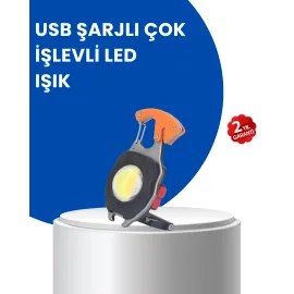 Çok Modlu Led Işıklı Pratik Anahtarlık