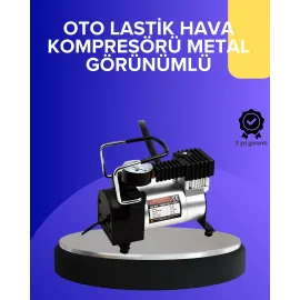 Metal Gövdeli Oto Lastik Hava Kompresörü 12V 140 Psi Hızlı Şişirme