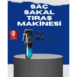 USB Type-C Şarjlı Kablosuz/Kablolu Erkek Tıraş Makinesi