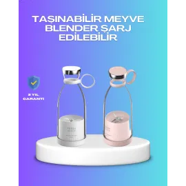Çevre Dostu Cam Gövdeli Kablosuz Smoothie Blender