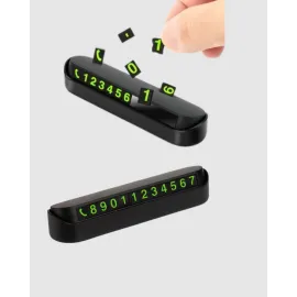 Fosforlu Işıltı Ile Araç İçi Telefon Numaratörü – Güvenli Parkın Anahtarı