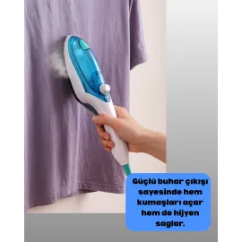 Kompakt Seyahat Tipi Buharlı Ütü Pratik Kırışıklık Açıcı