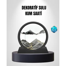 Zarif Cam Kum Saati – Ofis, Ev ve Raf Dekoru için Estetik Tasarım