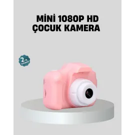 Mini Dijital Çocuk Kamerası 8MP HD Ekranlı 1080P Video ve Şarjlı