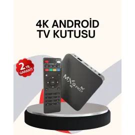 4K Android Tv Box – Akıllı Medya Oynatıcı, 2Gb Ram, 16Gb Hafıza, Wi-Fi Destekli