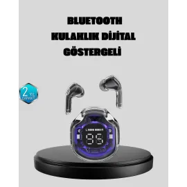 ENC Mikrofonlu Kablosuz Kulaklık Dokunmatik Kontrol ve LED Ekran Şarj Kutulu