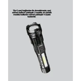 Outdoor Ve Acil Durum İçin Güçlü Led El Feneri