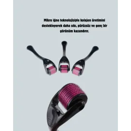 Dermaroller Titanyum 540 İğneli 1 mm Cilt Yenileme ve Anti Aging Etkisi