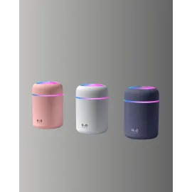 Usb Girişli Taşınabilir Mini Nemlendirici 300Ml Su Hazneli
