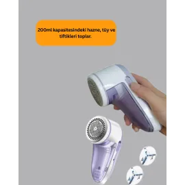 Tüy Ve Tiftik Temizleyici – 3 Bıçaklı, 200Ml Kapasiteli