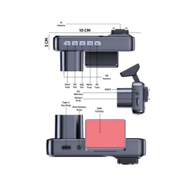 1080P Ön, 720P Arka Ve İç Kamera Ile %100 Kapsama – Gece Görüşlü Araç Kamerası