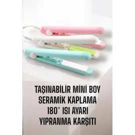 Seramik Kaplama Taşınabilir Mini Saç Düzleştirici Seyahat Dostu Tasarım