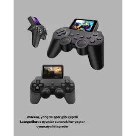 Atari S10 Retro Oyun Konsolu – 520 Klasik Oyun, Taşınabilir Tasarım, Nostaljik Oyun Deneyimi