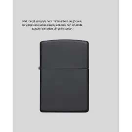 Ergonomik Metal Çakmak Mat Kaplamalı Ve Şık Tasarımlı Aksesuar