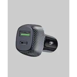 38W Araç Şarj Cihazı Type-C Pd Usb Hızlı Şarj Çift Port