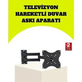 Vesa Uyumlu Hareketli Tv Askı Aparatı Kolay Montaj