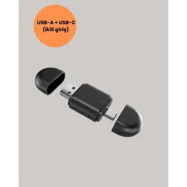 Kablosuz Carplay Ve Android Auto Dönüştürücü – Usb-A & Type-C Girişli Akıllı Adaptör