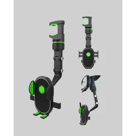 Ayarlanabilir Kıskaçlı Dikiz Aynası Telefon Tutucu Tüm Telefonlarla Uyumlu