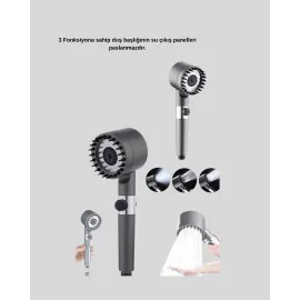 Masaj Uçlu Yüksek Basınçlı Duş Başlığı Spa Etkili