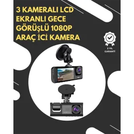 G-Sensör Ve Hareket Algılama Destekli 1080P Araç İçi Güvenlik Kamerası