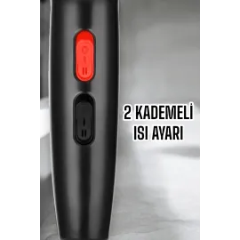 Tüm Saç Tiplerine Uygun, İki Kademeli Hız Ayarlı Fön Makinesi