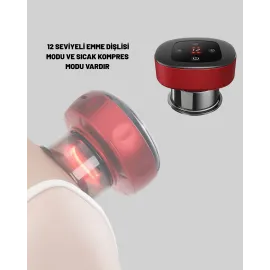 4’Ü 1 Arada Elektrikli Çukurluk Masaj Seti Isı Masaj Ve Kırmızı Işık