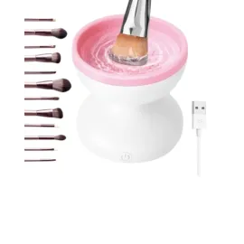 Elektrikli Makyaj Fırçası Temizleyici Usb Ile Çalışan Otomatik Fırça Yıkama Makinesi