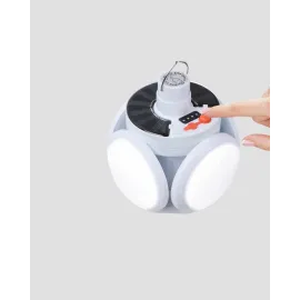 Katlanabilir 5 Kanatlı Solar LED Bahçe ve Kamp Lambası