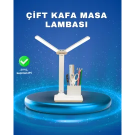 3’Ü 1 Arada Çok Amaçlı Masa Lambası | Göz Yormayan Işık, Organizer Tasarım