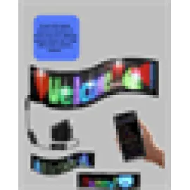 Yüksek Parlaklık Ayarlı Rgb Led Ekran Kayan Yazı Ve Grafik Destekli Esnek Panel