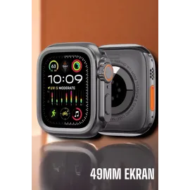 Suya ve Toza Dayanıklı 45 MM Akıllı Saat Bildirim ve Cevapsız Çağrı Görüntüleme