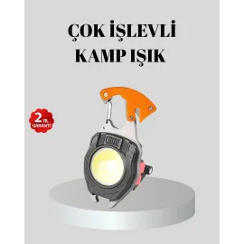 Çok Fonksiyonlu Anahtarlık Fener – Güçlü Led Işıklı, Şarjlı, Düdüklü Ve Tornavidalı Mini El Feneri