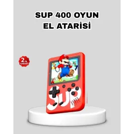 SUP Retro El Konsolu – 500 Oyun, 2 Oyunculu, 3 İnç Ekran, Taşınabilir Şarjlı Atari