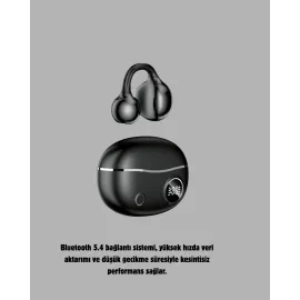 Açık Kulak Bluetooth Kulaklık 5.4 APTX Destekli Ergonomik Tasarım