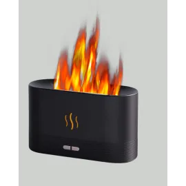 Kumandalı Alev Görünümlü Led Hava Nemlendirici Buhar Makinesi